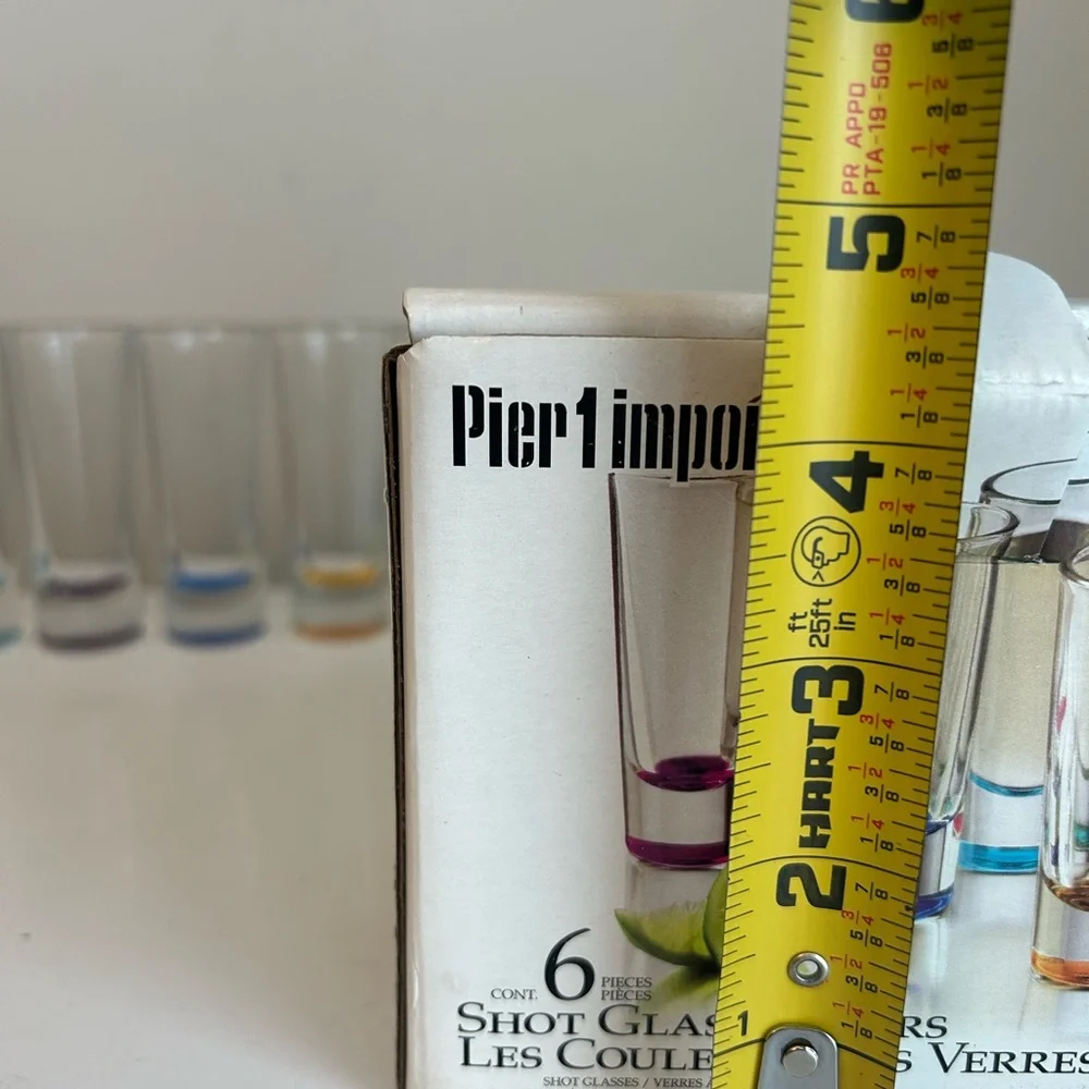 Shot Glasses Pier 1 Imports‎ Colorful Elegant Colorful Barware RETRO